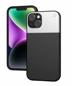 Atom Studios - Split Silicone Phone Case with MagSafe for Apple iPhone 14 - Carbon Black