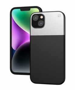 Atom Studios - Split Silicone Phone Case with Magsafe for Apple iPhone 14 Plus - Carbon Black