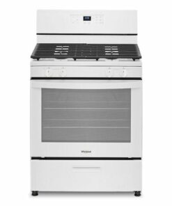 Whirlpool - 5.1 Cu. Ft. Freestanding Gas Range with Broiler Drawer - White