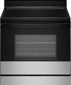 Amana - 4.8 Cu. Ft. Freestanding Electric Range - Stainless steel 1