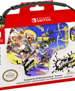 RDS Industries - Nintendo Switch Game Traveler Deluxe Splatoon 3 Travel Case designed for all Nintendo Switch systems