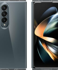 Spigen - Crystal Hybrid Case for Samsung Galaxy Z Fold4 - Crystal Clear