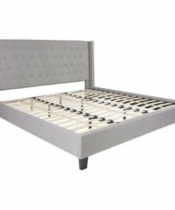 Flash Furniture - Riverdale King Platform Bed - Light Gray