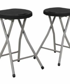Flash Furniture - Micah Stool (set of 2) - Black