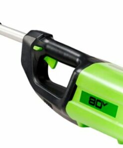 Greenworks - 10" 80 Volt Cordless Brushless Pole Saw (2Ah battery & charger included) - Green