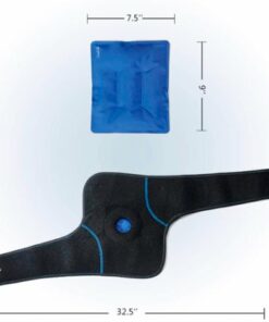 ComfiLife - Knee Gel Pack with Wrap - Black