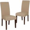 Flash Furniture - Greenwich Dining Chair (Set of 2) - Beige Fabric
