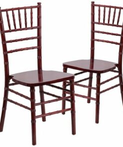 Flash Furniture - Hercules Chiavari Chair - Mahogany 0