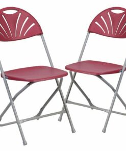 Flash Furniture - Hercules Folding Chair - Burgundy