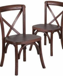 Flash Furniture - Hercules Cross Back Chair - Mahogany 0