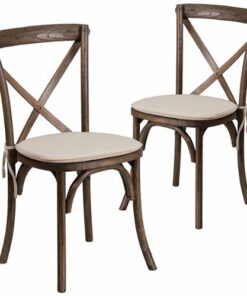 Flash Furniture - Hercules Cross Back Chair - Early American