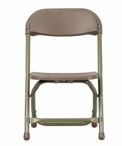 Flash Furniture - Timmy Kids Folding Chair (Set of 10) - Brown