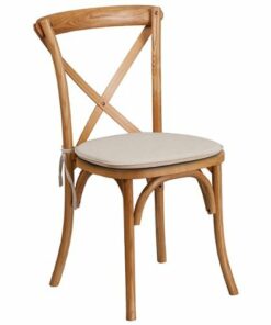 Flash Furniture - Hercules Cross Back Chair - Oak 2