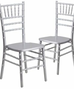 Flash Furniture - Hercules Chiavari Chair - Silver
