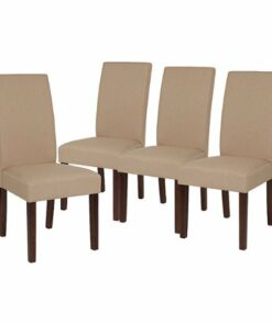 Flash Furniture - Greenwich Dining Chair (Set of 4) - Beige Fabric