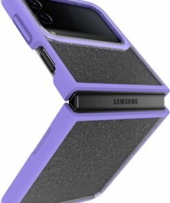 OtterBox - Thin Flex Series Carrying Case for Samsung Galaxy Flip4 - Sparkle Purplexing