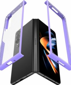 OtterBox - Thin Flex Series Carrying Case for Samsung Galaxy Fold4 - Sparkle Purplexing