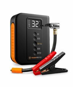 ToughTested - Phoenix Jump Starter With Powerbank, Tire Inflator and Emergency Roadside Light - Black