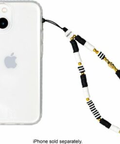 MOXYO - Beaded Phone Charm strap - Black & White