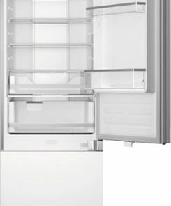 Bertazzoni - 24” 8.6 cu. Ft Bottom Mount Integrated Panel Ready Refrigerator - Stainless steel