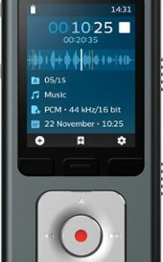 Philips - VoiceTracer DVT6110 Music Recorder - Silver