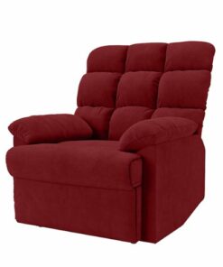 ProLounger - Avanti Microfiber Wall Hugger Recliner - Red