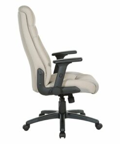 Office Star Products - Exec Bonded Leather Office Chair - Taupe