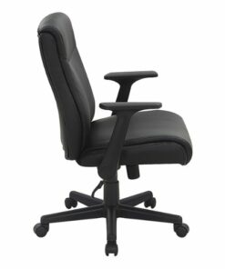 Office Star Products - Mid Back Managers Office Chair - Black