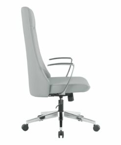Office Star Products - High Back Antimicrobial Fabric Office Chair - Dillon Steel