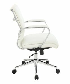 Office Star Products - Mid Back Antimicrobial Fabric Chair - Dillon Snow