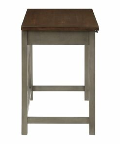 OSP Home Furnishings - Milford Rustic Writing Desk - Slate Grey