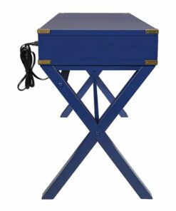 OSP Home Furnishings - Wellington 46" Desk with Power - Blue