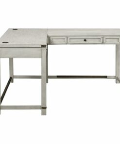 OSP Home Furnishings - Baton Rouge L-Shape Desk - Champagne Oak
