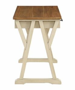 OSP Home Furnishings - Jericho Rustic Writing Desk - Antique White