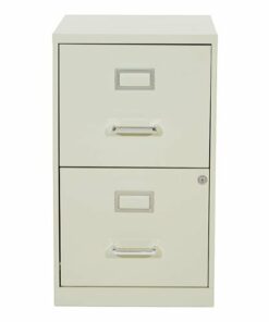 OSP Home Furnishings - 2 Drawer Locking Metal File Cabinet - Tan