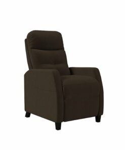 ProLounger - Bernsen Modern Pushback Track Arm Recliner - Chocolate Brown