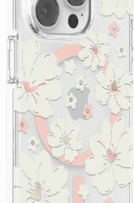 kate spade new york - Protective Hardshell Magsafe Case for iPhone 14 Pro - Peony