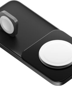 Nomad - Base One Max MagSafe Charger 15W Wireless Charging Pad for Apple Watch and iPhone - Black