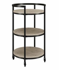 Camden&Wells - Graham Bar Cart - Antiqued Gray Oak