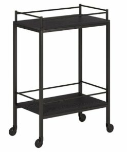 Camden&Wells - Barnes Bar Cart - Black Grain