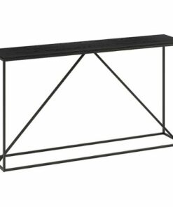 Camden&Wells - Nia Console Table - Blackened Bronze/Black Grain 0