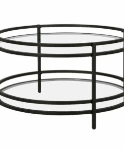 Camden&Wells - Robillard Round Coffee Table - Blackened Bronze