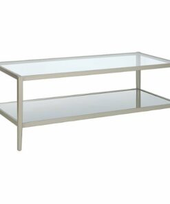 Camden&Wells - Hera Rectangular Coffee Table - Satin Nickel 1