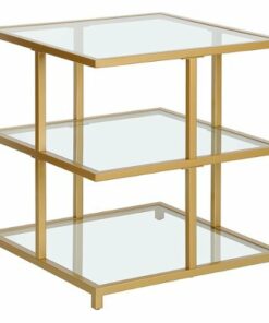 Camden&Wells - Greenwich Square Side Table - Brass
