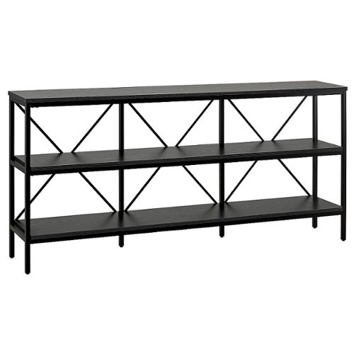 Camden&Wells - Kira Console Table - Blackened Bronze/Black Grain