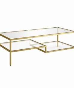 Camden&Wells - Lovett Rectangular Coffee Table - Brass