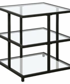 Camden&Wells - Greenwich Square Side Table - Blackened Bronze