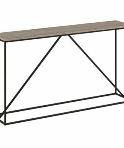 Camden&Wells - Nia Console Table - Blackened Bronze/Antiqued Gray Oak 1