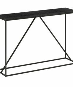 Camden&Wells - Nia Console Table - Blackened Bronze/Black Grain 2