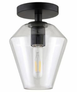 Camden&Wells - Remy Semi Flush Mount Light - Matte Black